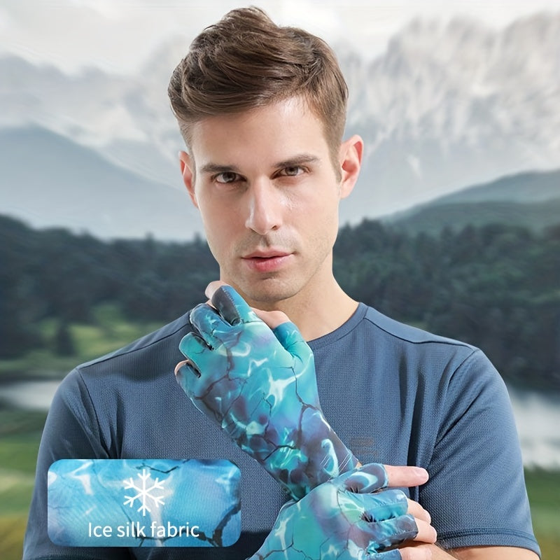 Breathable Half-Finger Fishing Gloves