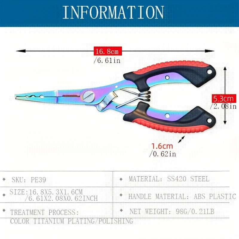Multifunctional Stainless Steel Fishing Pliers