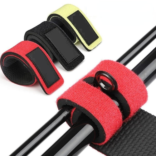 10pcs Fishing Rod Belts, Ties for Spinning Rods, Fly Rods, Fishing Tackle Accessories with Fixing Strap Ropes