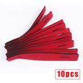 10pcs Fishing Rod Belts, Ties for Spinning Rods, Fly Rods, Fishing Tackle Accessories with Fixing Strap Ropes