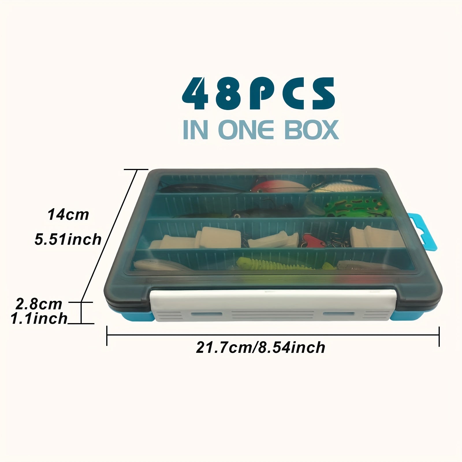 48/302pcs/set Fishing Lures Kit With Hard Baits Plastic Swimbaits, Fishing Accessories Box, Pencil Minnow Popper Crankbait Spoon, Spinner Bait, Fishing Tackle Set With Jig Head Hooks