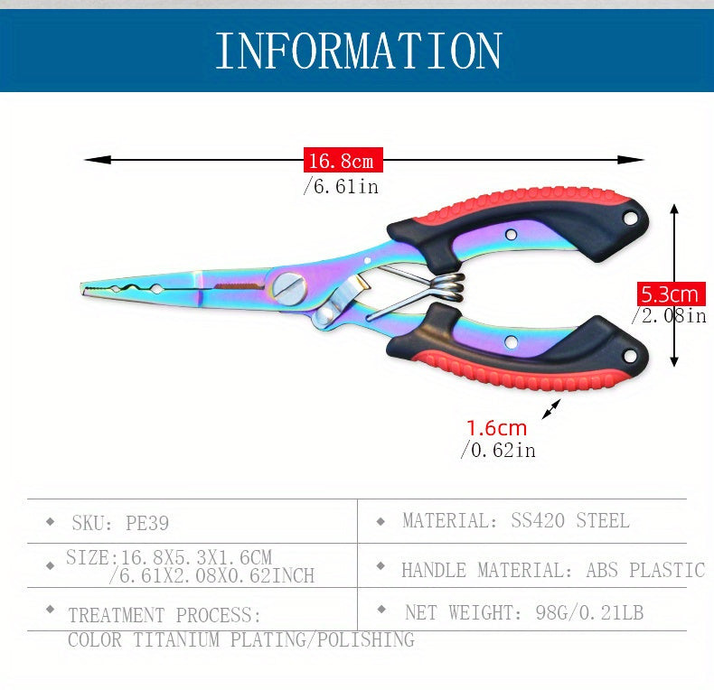 Multifunctional Stainless Steel Fishing Pliers