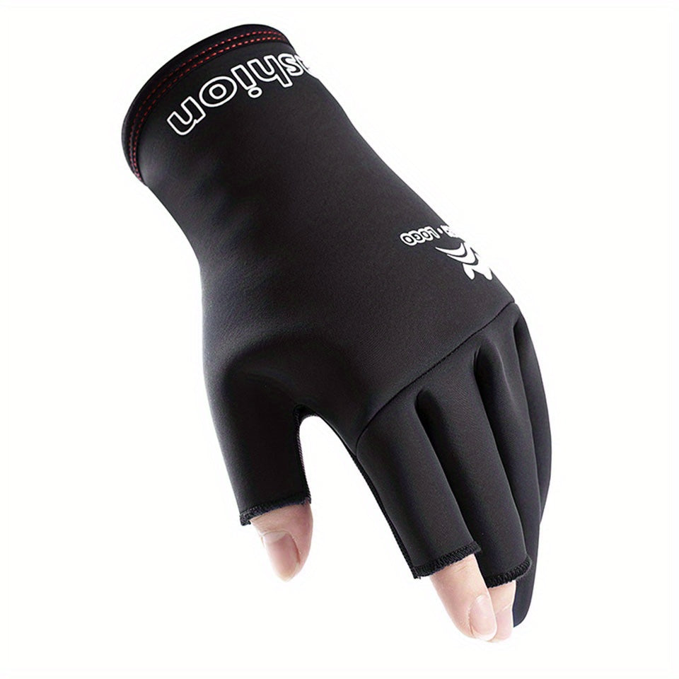 1pair Waterproof & Non-Slip Fishing Gloves - Perfect for Anglers! -  For Men & Women - Suitable for Fishing & Outdoor Activities - Ideal Gift for Fishing Enthusiasts
