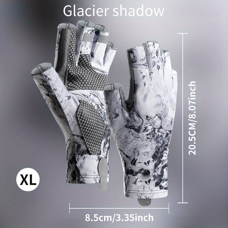 Breathable Half-Finger Fishing Gloves