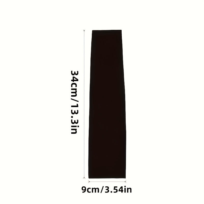 2pcs Women's Cooling Hand Covers in Ice Sliky Fiber Fabric for Running, Fishing, Cycling