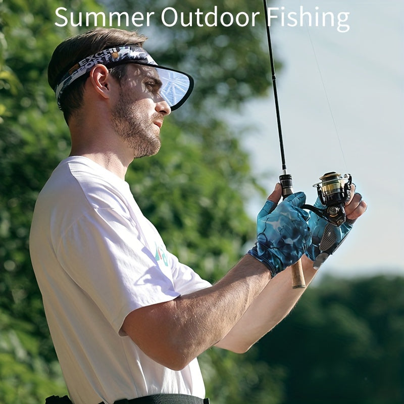 Breathable Half-Finger Fishing Gloves