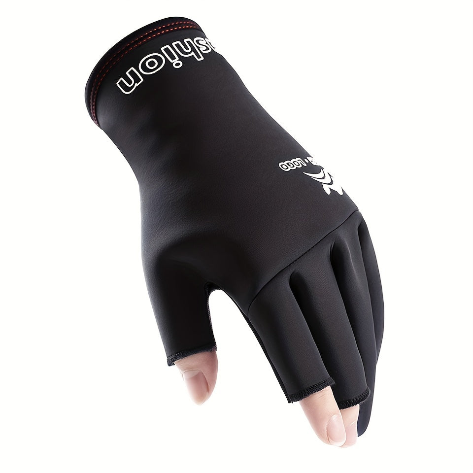 1pair Waterproof & Non-Slip Fishing Gloves - Perfect for Anglers! -  For Men & Women - Suitable for Fishing & Outdoor Activities - Ideal Gift for Fishing Enthusiasts
