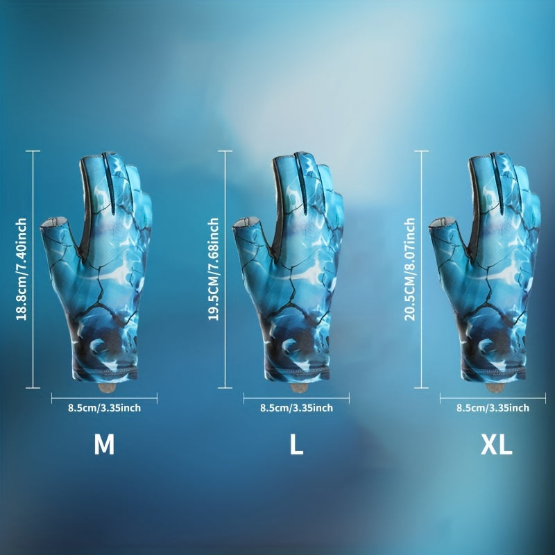 Breathable Half-Finger Fishing Gloves